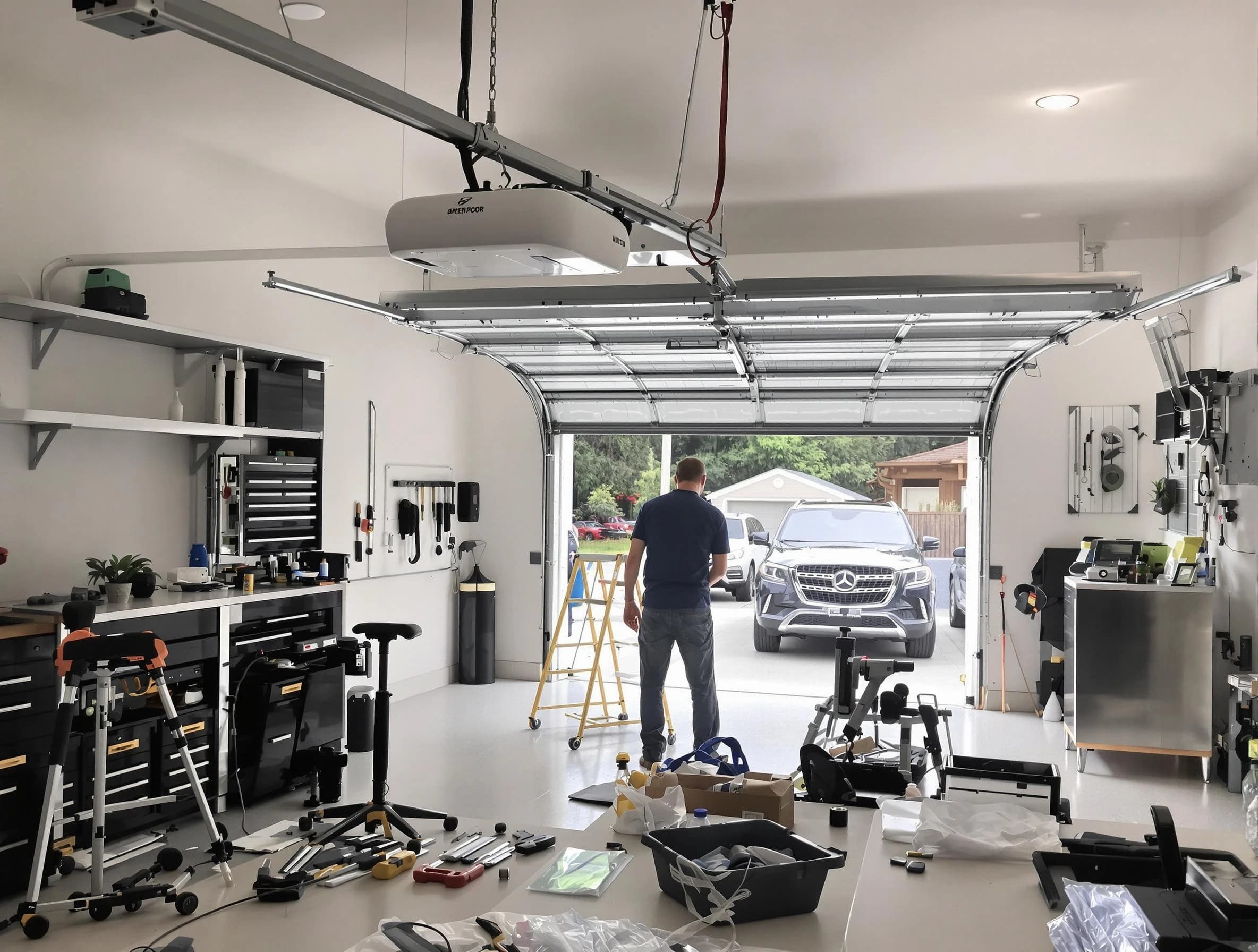 Garage door opener installation by Dacula Garage Door Repair in Dacula