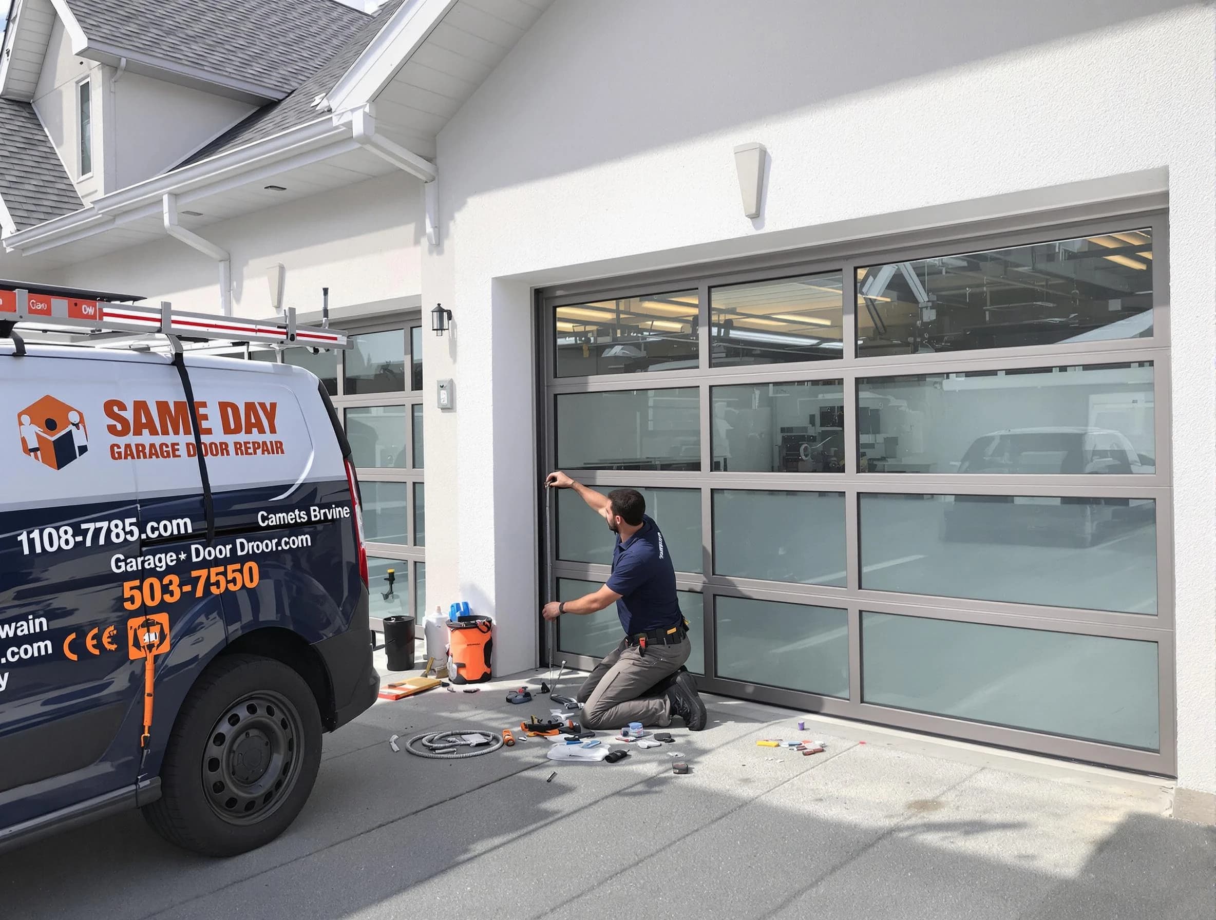 Same-day garage door repair service by Dacula Garage Door Repair in Dacula
