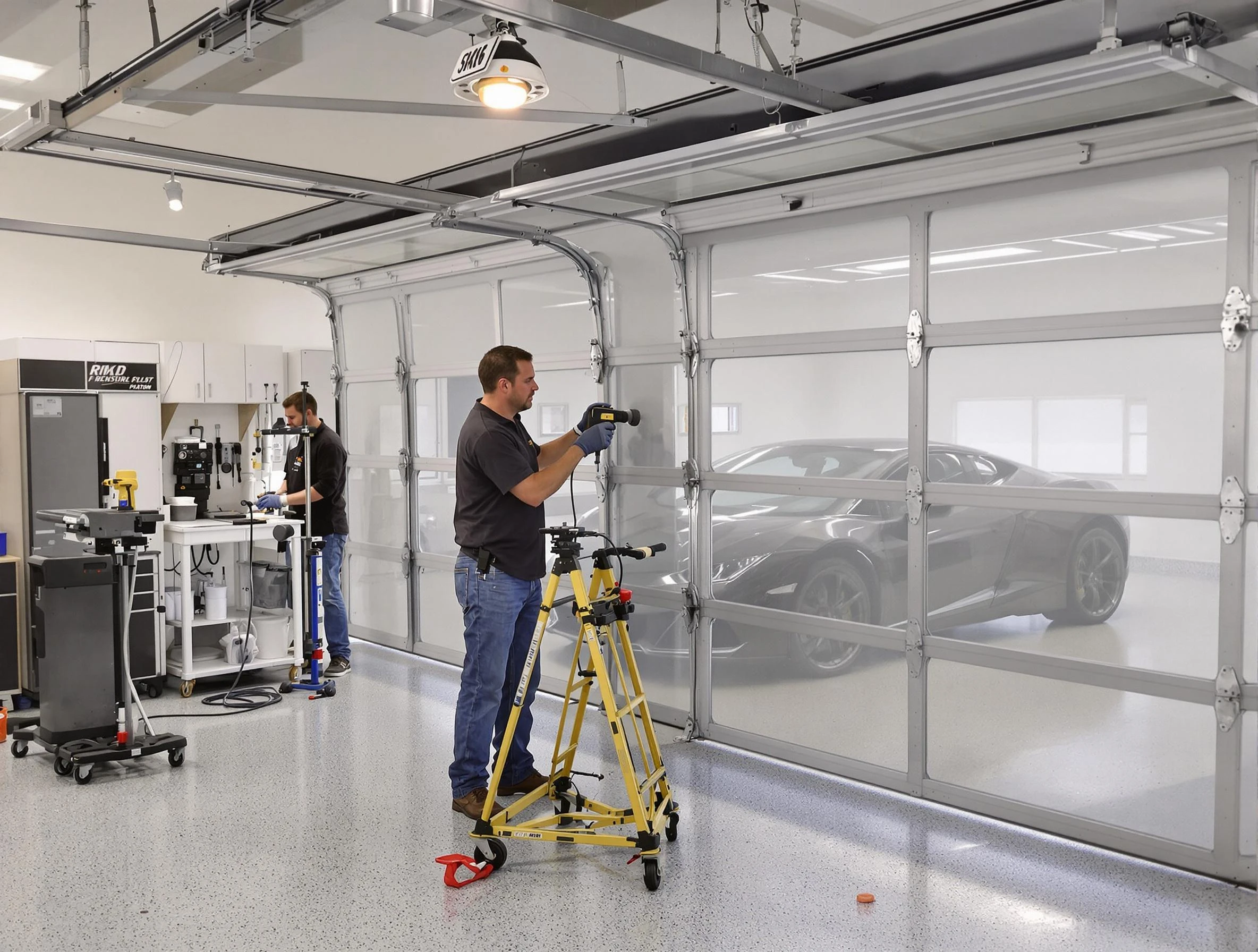 Garage Door Dents Repair in Dacula