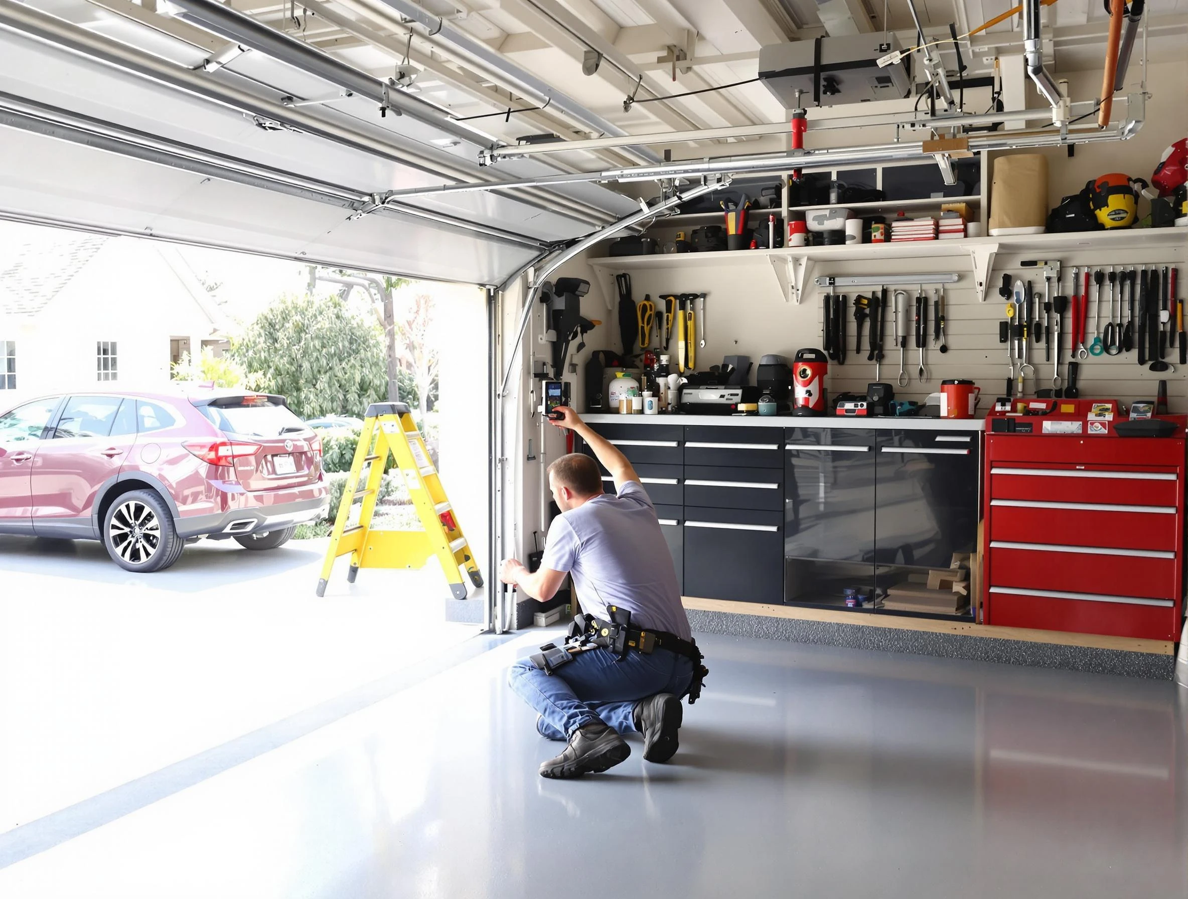Local garage door repair service by Dacula Garage Door Repair in Dacula