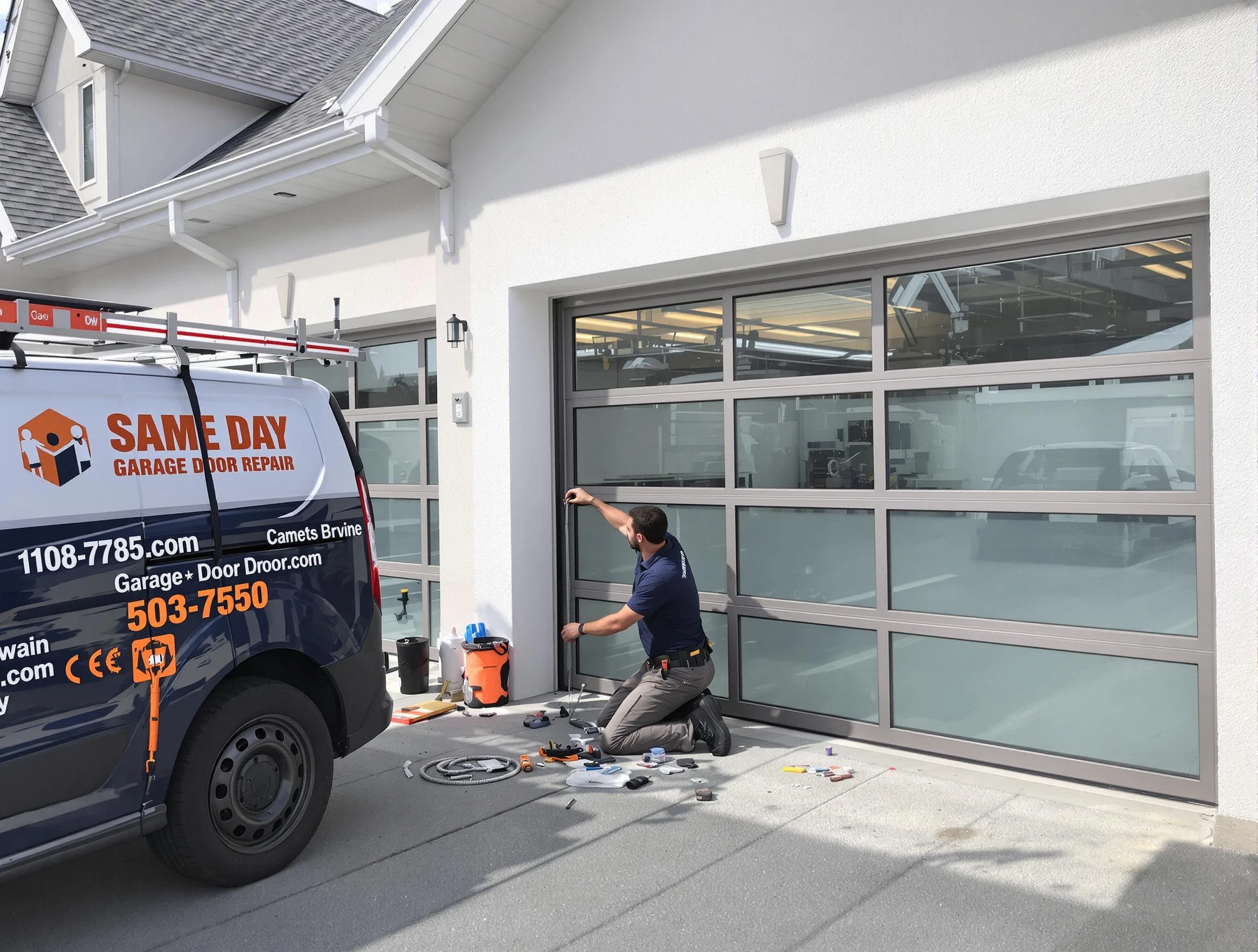 Same-day garage door repair service by Dacula Garage Door Repair in Dacula